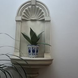 Vintage Ballard Designs Decorative Floating Shelf