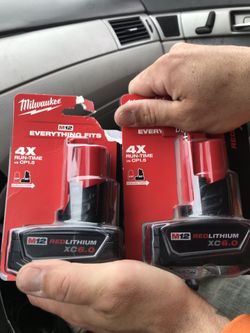 Milwaukee m12 xc6.0 batteries