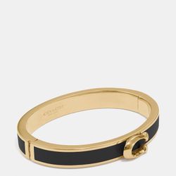 Brand New Black And Gold Coach Bangle 