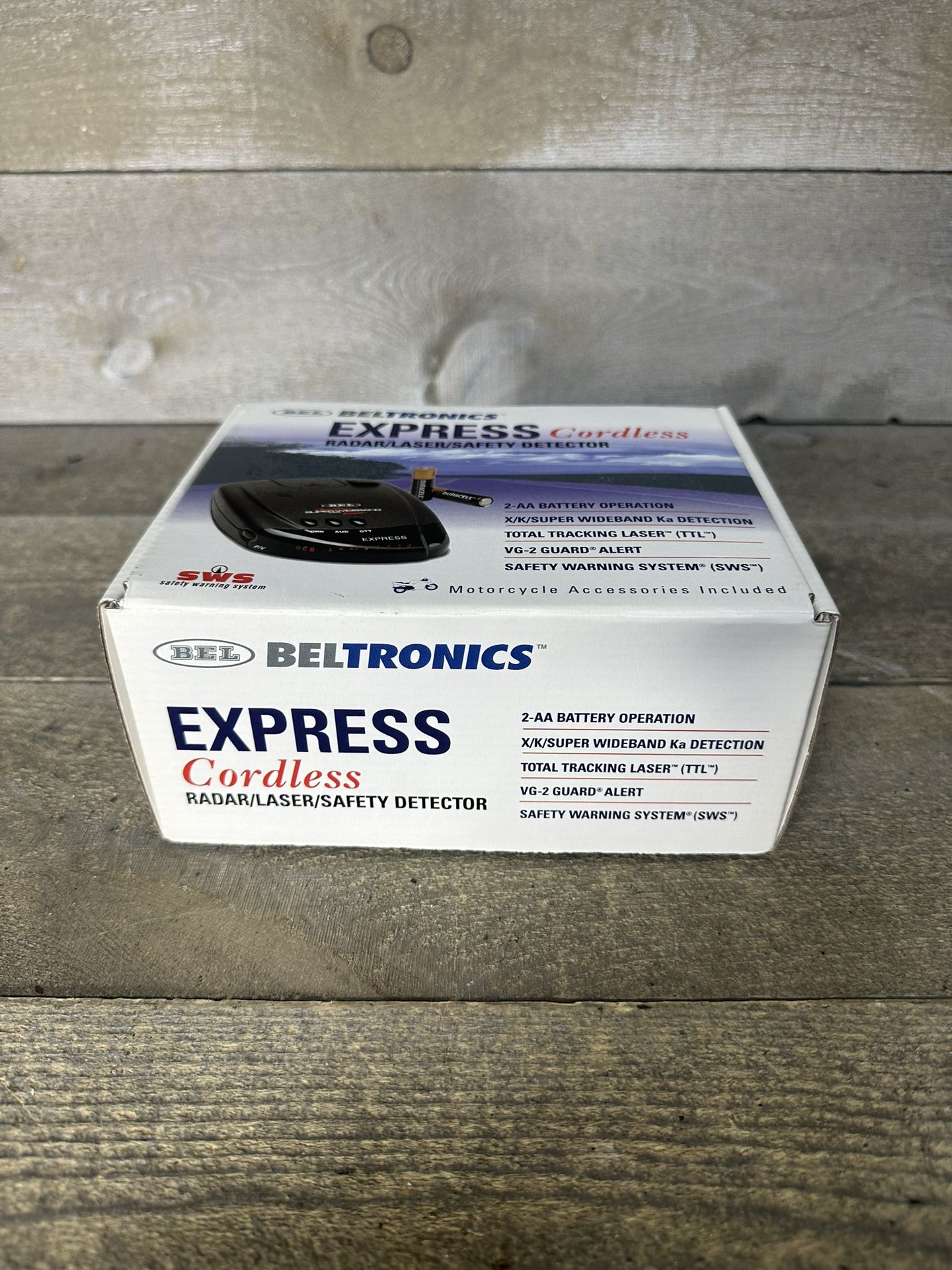 BEL Beltronics Express Cordless Radar Laser Safety Detector X K Wideband Ka