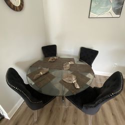 Glass Table (ready For Pick Up)