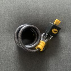 Bell Heavy Duty Integrated Braided Cable Big Lock and Key