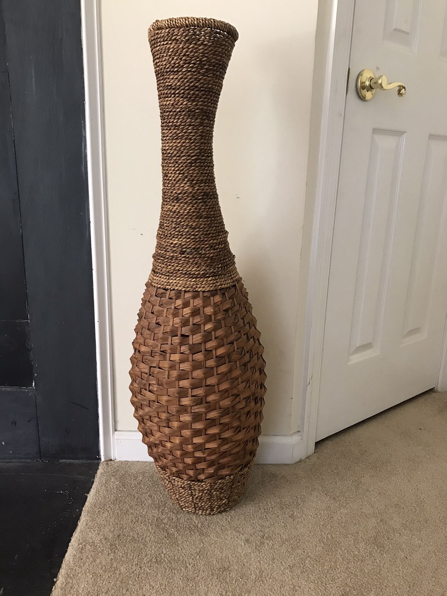 Wicker VASE LONG HOME DECOR FOR LONG FLOWERS