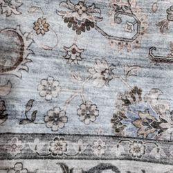 ✨ WITSHOCK 6’ x 9’ /blue,terracotta,green,gray and beige/Area Rug – Stylish, Washable & Non-Slip ✨