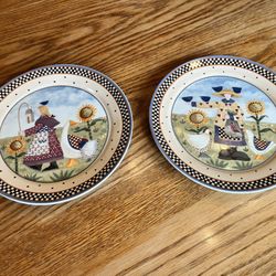 Vintage Williraye Decorative Plates