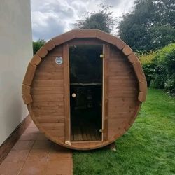 Red Cedar Barrel Sauna 