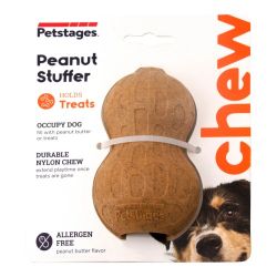 Dog Toy Medium Petstages Peanut Stuffer Peanut Butter Flavor. 
