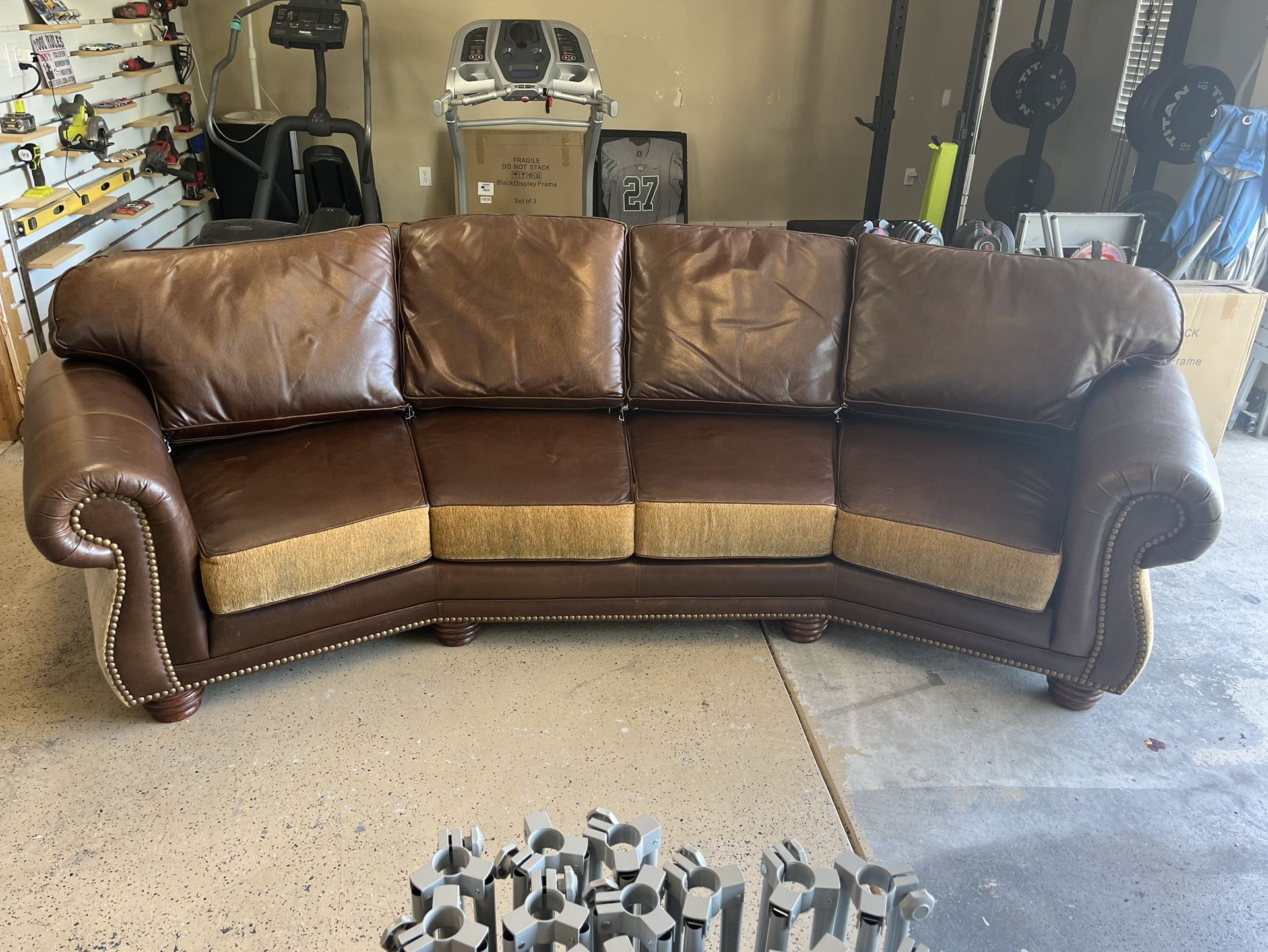 Italian Leather Couch