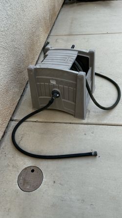Garden hose 50ft and hose box