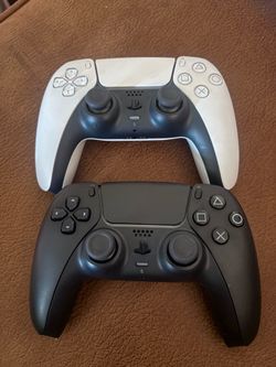 ps5 controller black and white