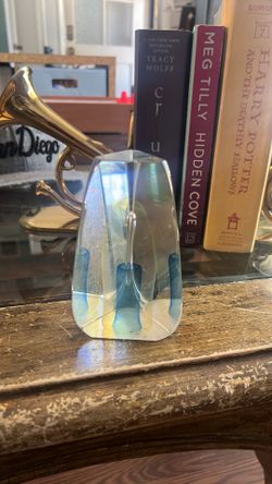 Paper weight art stained glass