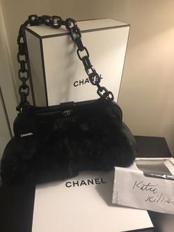Chanel lapin bag- real rabbit fur