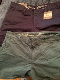 Two pairs of Eddie Bauer shorts - women’s size 6