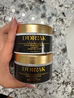 Dior body scrub and butter duo