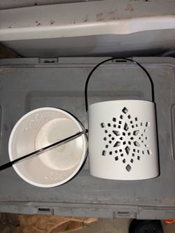 Christmas Snowflake Lantern Candle Holder