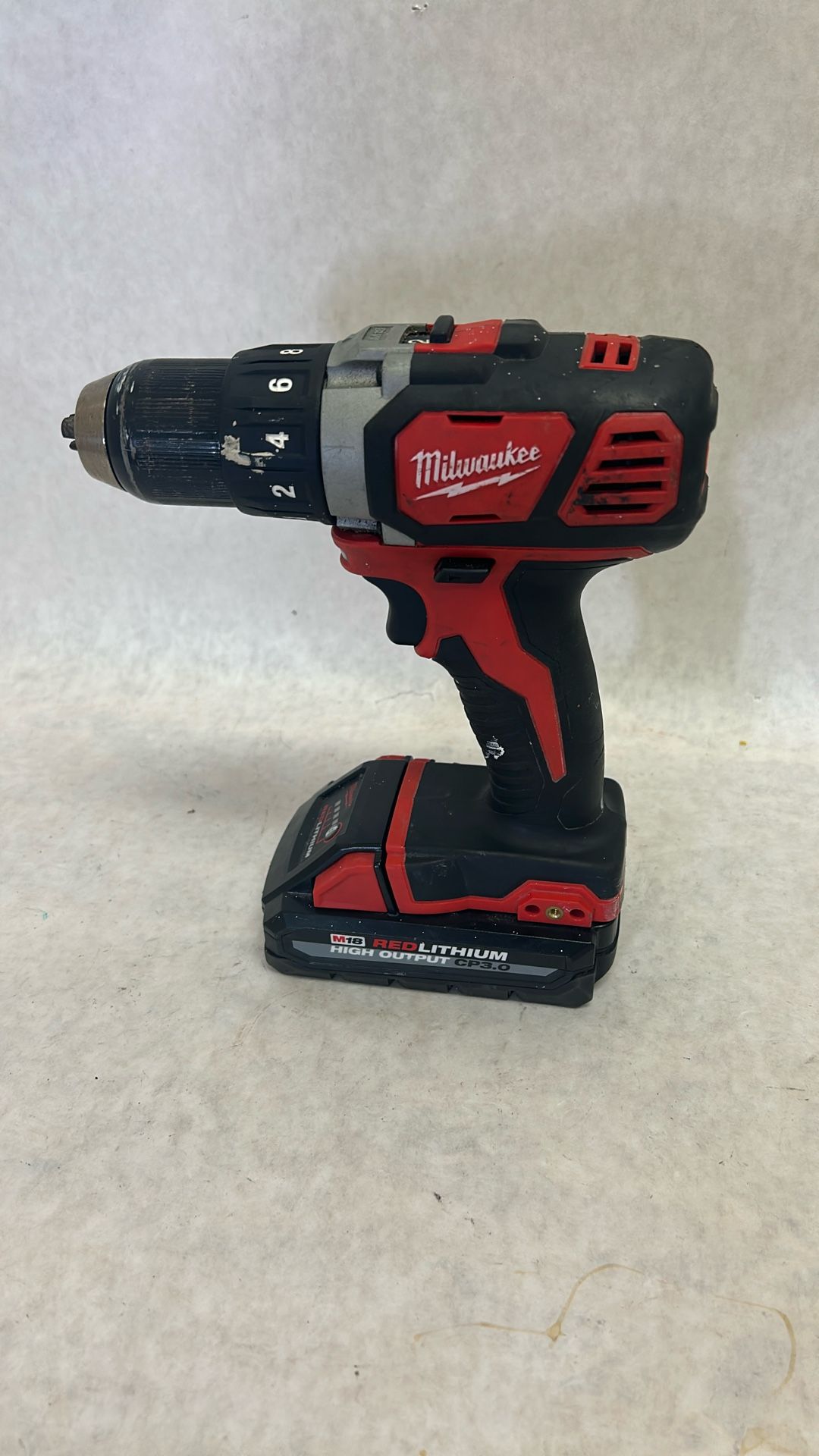 Milwaukee half-inch drill with CP 3.0 battery