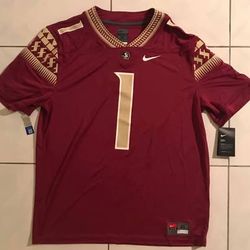 XL Nike Florida State Seminoles Football Game Jersey #1 (New)