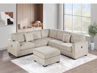 Corduroy  display couch couch new in box