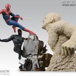 sideshow collectibles spiderman venom and sandman rare statue