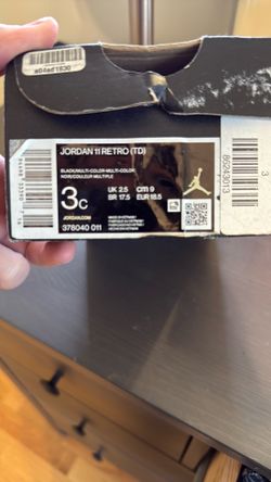 Jordan 11 jubilee 3c toddler