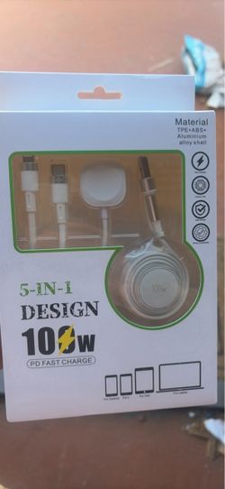 5-in-1 100W PD Fast Charge Cable Set