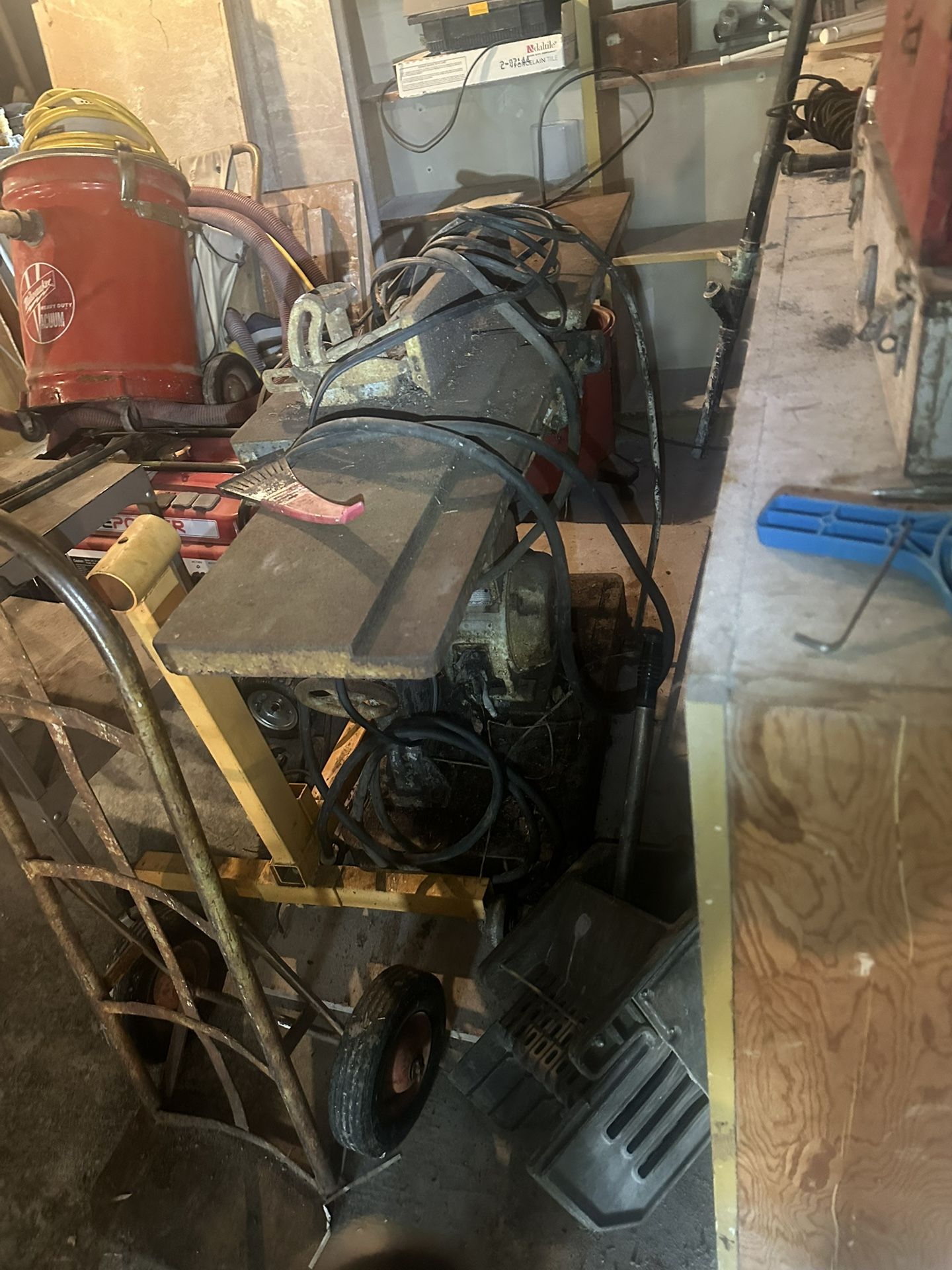 Old Industrial Wood Jointer