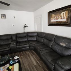 Leather Couch
