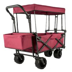 Pull Cart Red Foldable