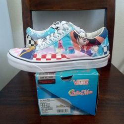Like New Sailor Moon Vans Size 6.5 Youth 8 Women Price Is Firm $25