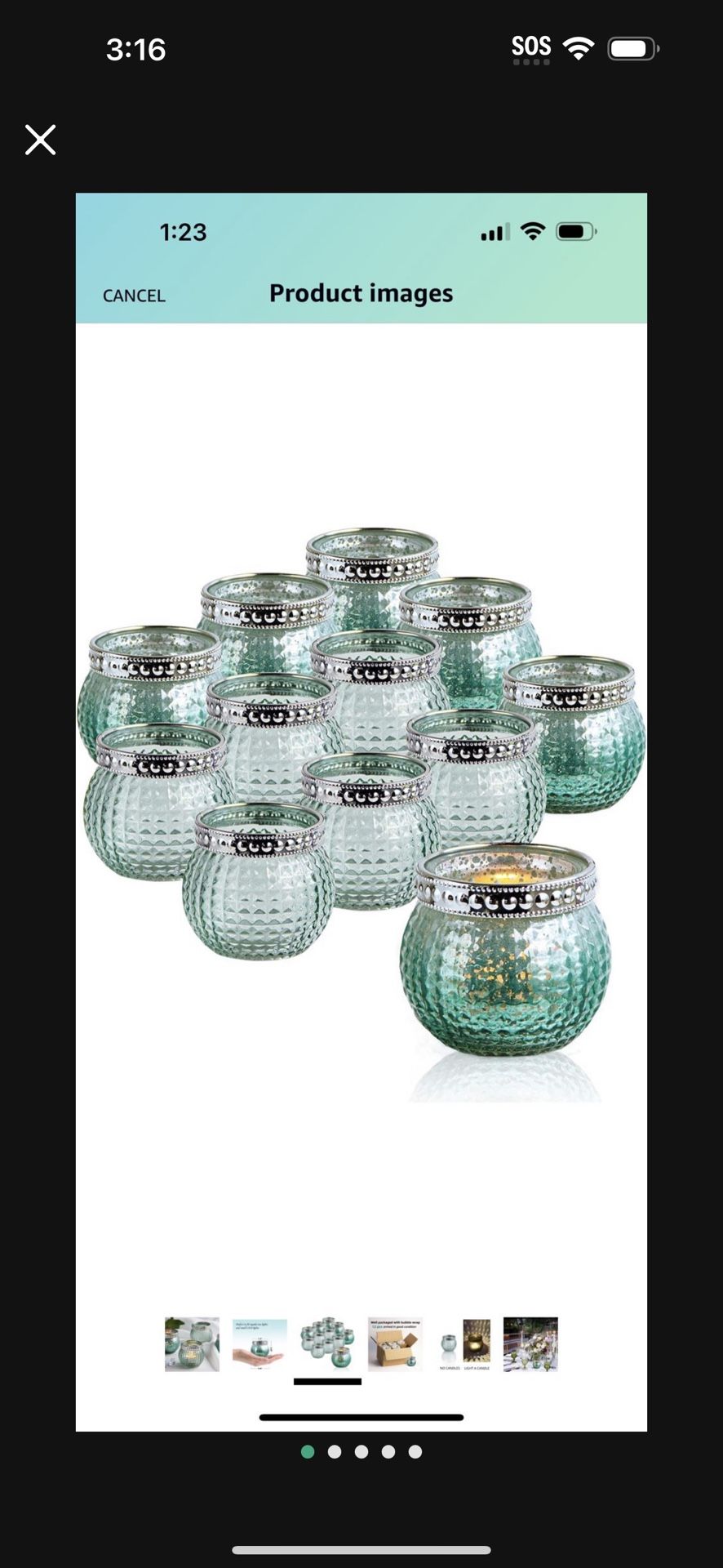Small Glass Votives Set of 12, 2.3" Tealight Candle Holders in Bulk, Vintage Boho Glass Candle Holders for Table Centerpiece Wedding Home Decor and Ho