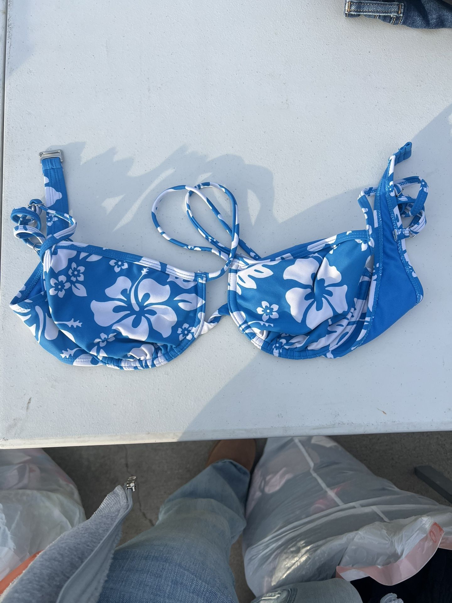 Blue Flower Bikini 