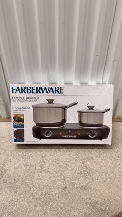 Farberware 1800w Double Burner Electric Cooktop