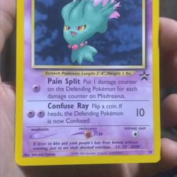 Misdreavus Promo Pokemon Card