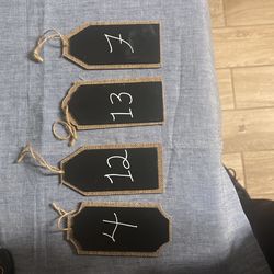 Table Numbers 