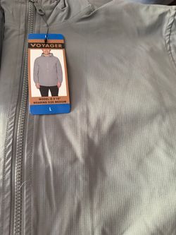 Men’s Large gray windbreaker