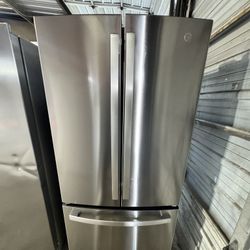 Ge Refrigerator Stainless Steel 33 "width 