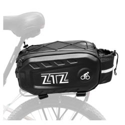 ZTZ Bike Bags for Bicycle Rear Rack, 17L Hard Shell Waterproof Bike Ebik