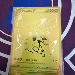 Pikachu V Sword And Shield Promo Card