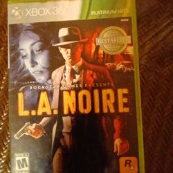 L.A NOIRE XBOX GAMING X3DISCS