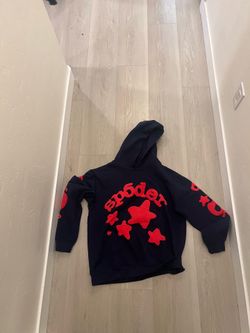 Spider hoodie brand new blue and red s m L