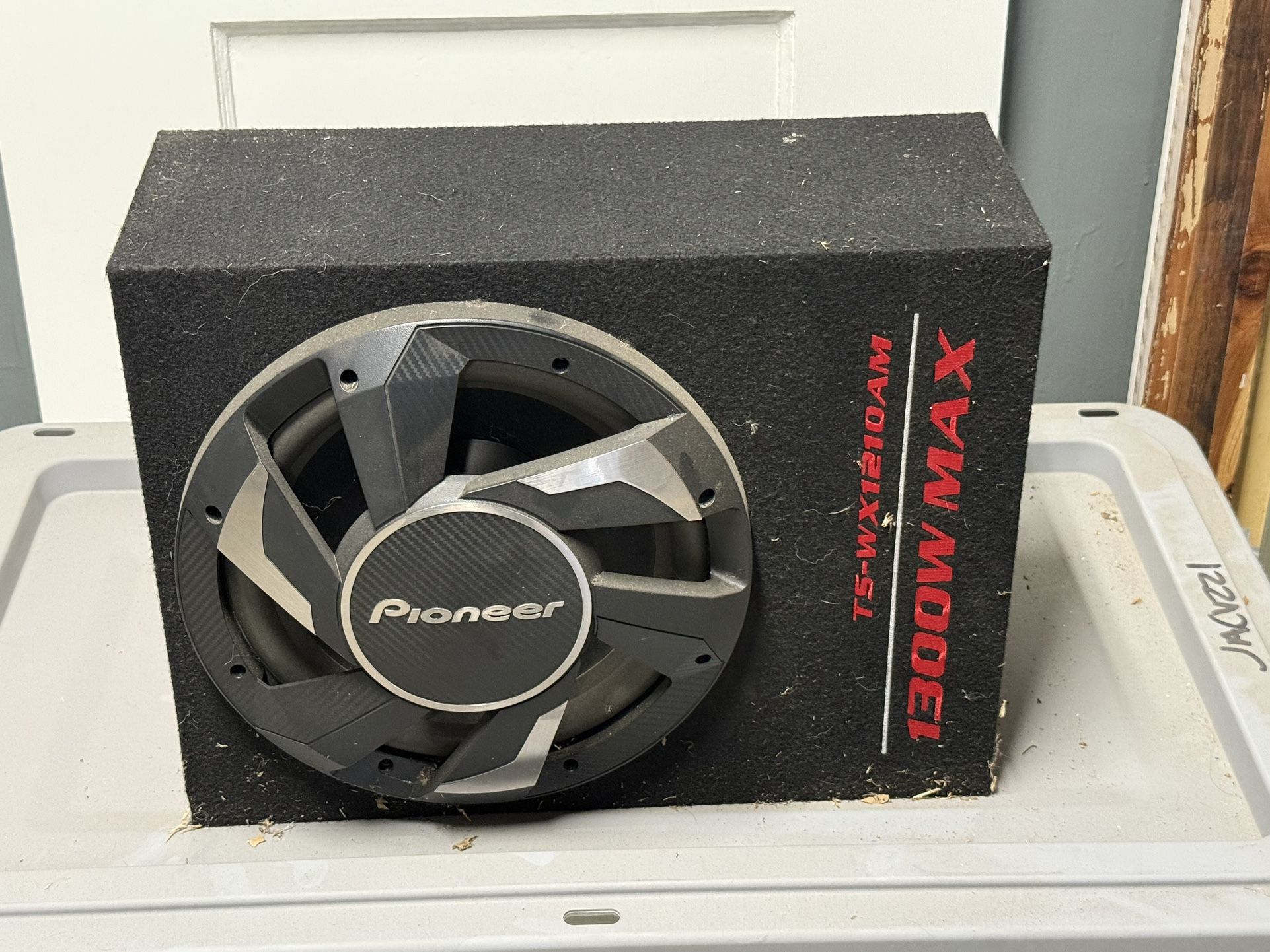 Pioneer TS-WX1210AM Class D Active Subwoofer 12" 1300w Max
