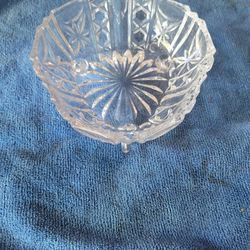 Vintage   Crystal Glass Mint Bowl