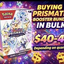 WTB: Buying All Prismatic Evolutions Sealed 