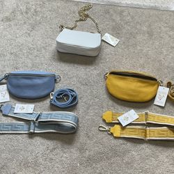 Brand New Genuine Leather Purses Made In Italy       READ Descriptions