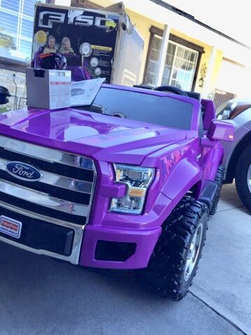 Purple ford power wheels new arrivals