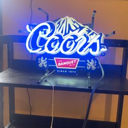 Neon Coors Sign 