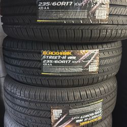 235/60/17 Blackhawk Tires 🛞