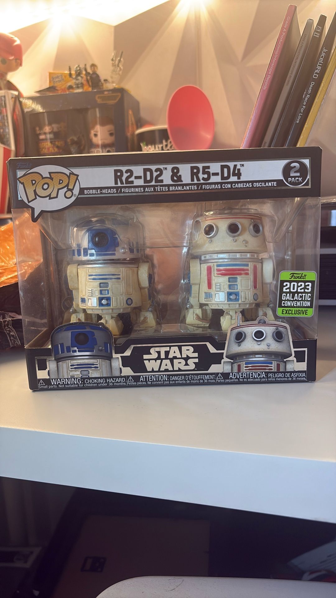 R2-D2 & R5-D4 Funko Pop (2023 Galactic Conversation Exclusive)