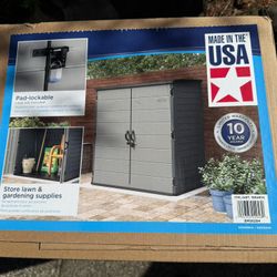 Storage Shed , 6’ x 4’ Large (New In Box) Lawn Garden Patio Suncast 