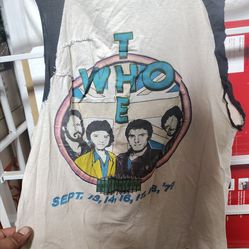 The Who ....concert tee vintage